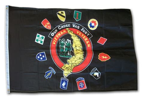 Buy Vietnam Veterans - 3'X5' Polyester Flag (Black) | Flagline