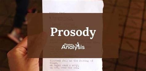 Prosody - Definition and Examples - Poem Analysis