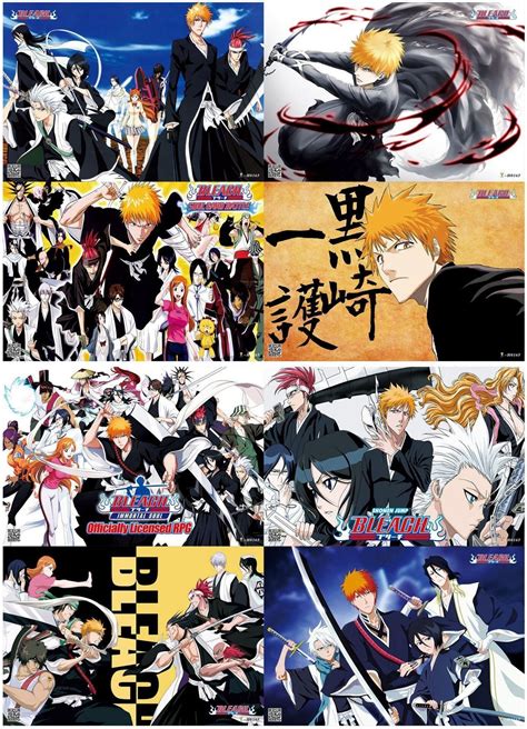 Set of Eight Sheets Anime BLEACH Poster Home Room Poster Set of 8 42x29 ...