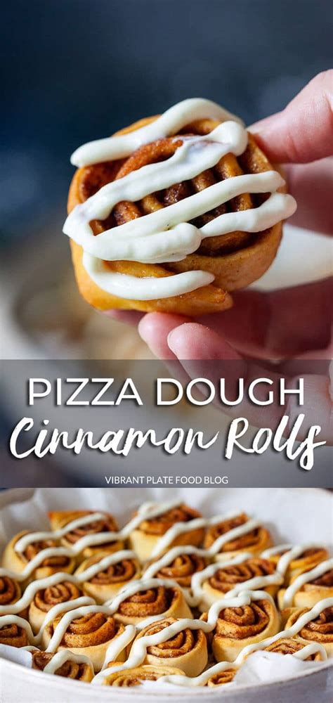 Vegan Pizza Dough Cinnamon Rolls - Vibrant plate