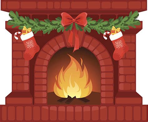 Christmas Mantel stock vectors - iStock