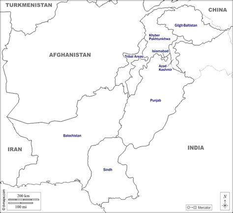 Pakistan Full Complete Map With All States And Provin - vrogue.co