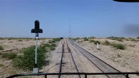 Cab Ride in Awam Express Train Between Meeting & Kotri Railway Stations : Driver's View - YouTube