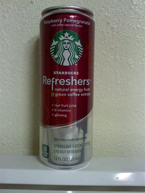 CAFFEINE!: Review for Starbucks Refreshers--Raspberry Pomegranate