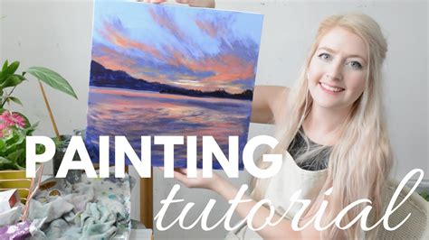 PAINTING TUTORIAL Acrylic Seascape Techniques | Katie Jobling Art - YouTube