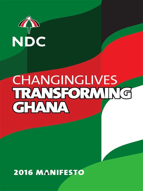 2016 NDC Manifesto Full | PDF | Vocational Education | Ghana