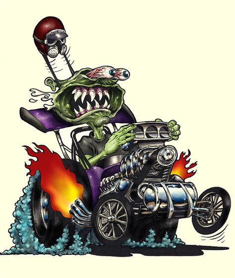 Old Rod by Jon Towle | Cartoon art, Cartoon car drawing, Cartoon rat