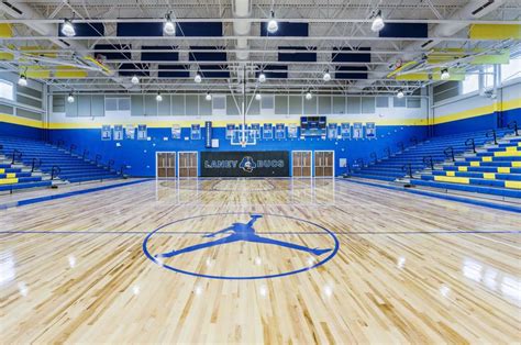 Laney High School Gym Floor MJ - Barnhill Contracting Company