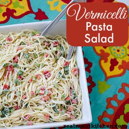 Vermicelli Pasta Salad | Real Mom Kitchen