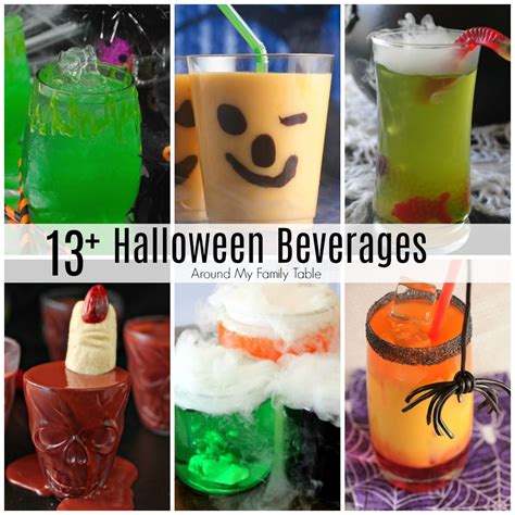 Halloween Beverage Recipes - Around My Family Table