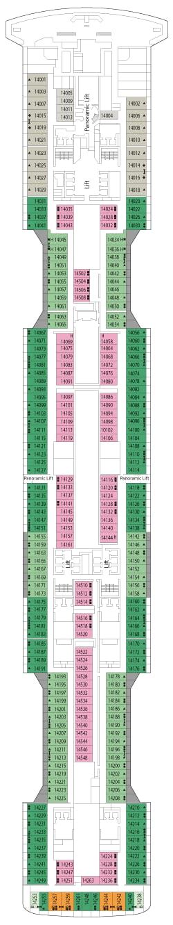 MSC Euribia deck plans - Cruiseline.com