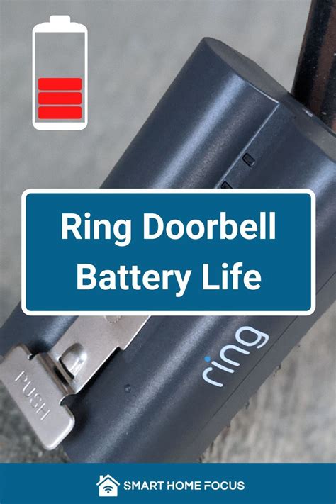 Ring Doorbell Battery Life [How Long will it Last] - Smart Home Focus | Ring doorbell, Doorbell ...