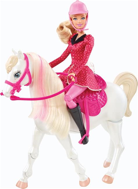 BARBIE PONY TALE BARBIE DOLL & HORSE : Amazon.co.uk: Toys & Games