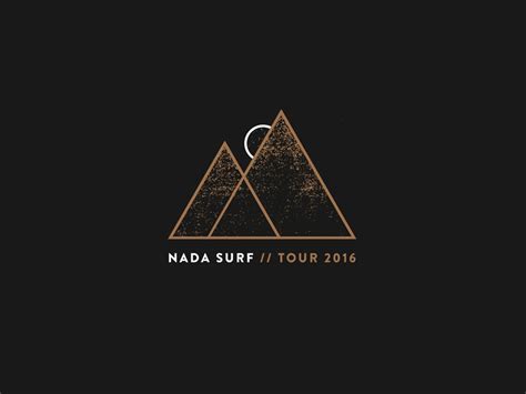 Nada Surf Tour 2016 Design by Simon Marchner on Dribbble