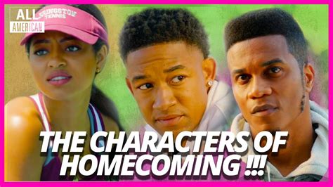 WHAT TO KNOW ABOUT ALL AMERICAN HOMECOMING CHARACTERS! | THE CW ALL ...