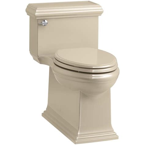 KOHLER Memoirs Mexican Sand WaterSense Labeled Compact Elongated Chair Height 1-piece Toilet 12 ...