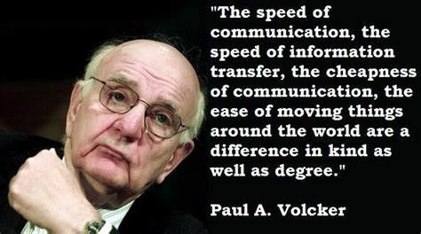 Paul A. Volcker's quotes, famous and not much - Sualci Quotes 2019