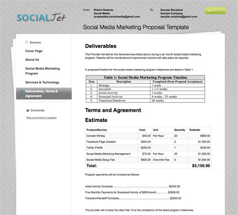 Pricing Proposal Template – 10+ Examples of Professional Templates Ideas