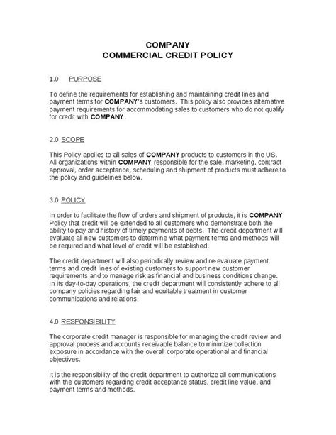 New Corporate Credit Card Policy Template | Policy template, Corporate ...