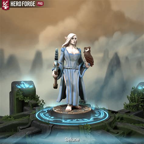 Selune (goddess of the moon from forgotten realms) : HeroForgeMinis