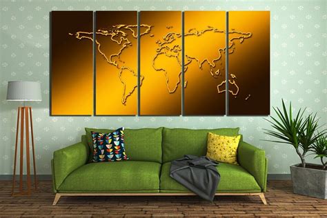 World Map Canvas Push Pin World Map World Map Canvas Set Map - Etsy