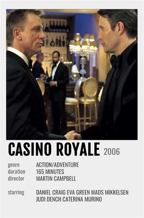 Casino Royale Polaroid Poster | James bond movie posters, Casino royale ...