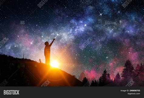 Stary Clear Night Sky Image & Photo (Free Trial) | Bigstock