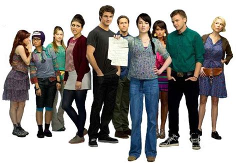 Awkward TV Show Cast. Tamara, Lin, blonde girl, Sadie, Matty, the dad, Jenna, the mum, Jake and ...