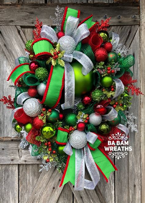 Christmas Door Decorations Wreath 2023 New The Best Famous | Christmas ...