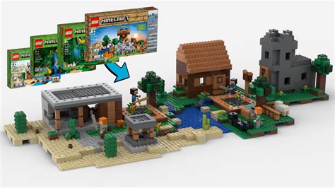 LEGO MOC Minecraft Village from 21121+21125+21132+21135 by sebbl | Rebrickable - Build with LEGO