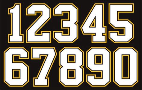 Hockey Jersey Numbers – CustomHockeyUniforms.com