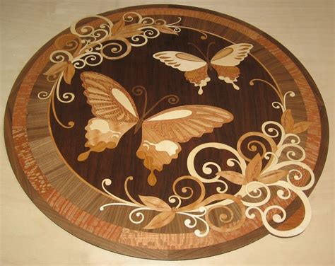 FLOORING | Marble medallion, Intarsia woodworking, Wood art