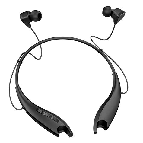 Neckband Headphones, Around The Neck Bluetooth Headphones w/Noise ...