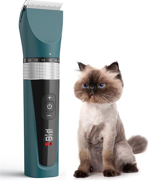 oneisall Cat Grooming Clippers for Matted Long Hair, 5-Speed Cat ...