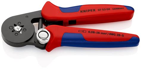 Knipex 97 53 04 Self-Adjusting Crimping Pliers With Lateral Access (Ferrules) 180mm | PrimeTools