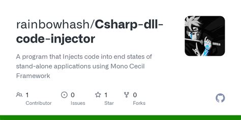 GitHub - rainbowhash/Csharp-dll-code-injector: A program that Injects ...