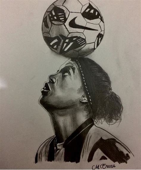 Ronaldinho Drawing | Drawings, Sketches, Pencil drawings