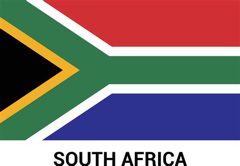 South Africa flag design vector 13372990 Vector Art at Vecteezy