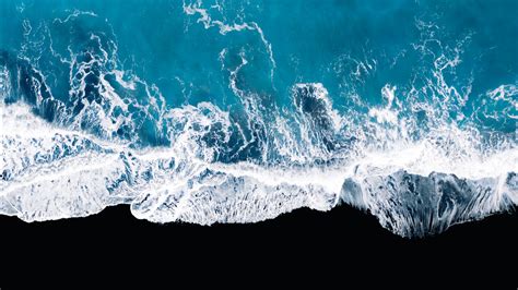 Ocean Waves Aerial View Wallpapers | HD Wallpapers | ID #29994