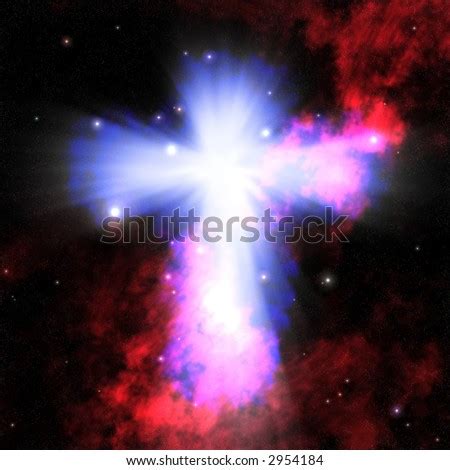 A Christian Cross Nebula. Stock Photo 2954184 : Shutterstock