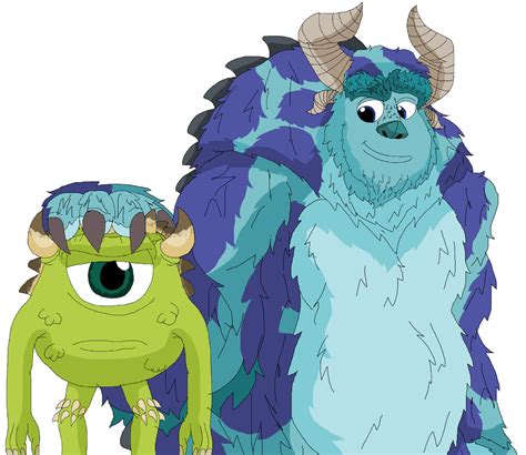 Sulley Holding Mike by JohnV2004 on DeviantArt