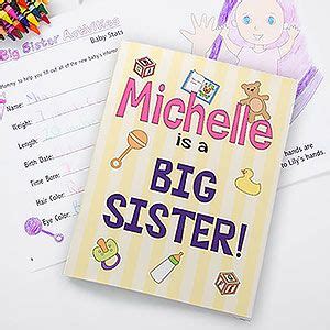 LOVE this New Big Sister or Big Brother Gift Idea! It's a personalized ...