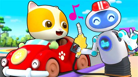 Streaming Baby Bus - Seri Kendaraan - Robot Pompa bensin | Vidio