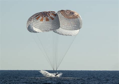 SpaceX Crew Dragon returns to Earth with on-target splashdown ...