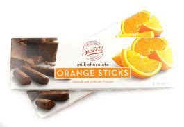 Milk Chocolate Orange Sticks in Bulk at Low Prices