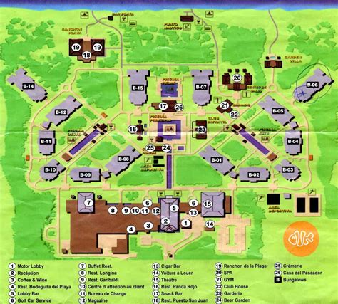 Resort Map | Hotel Playa Cayo Santa Maria | Cayo Santa Maria, Cuba