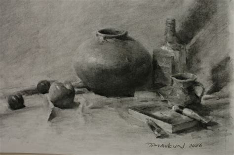 Still Life Drawing (Charcoal) – A Step-by-Step Guide | Yim Maukun