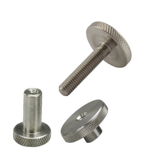 Metric & Inch Knurled Thumb Screws & Nuts | PIC Design, Inc.