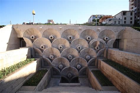 Cascade Fountain in Yerevan, Armenia Stock Image - Image of tourist ...