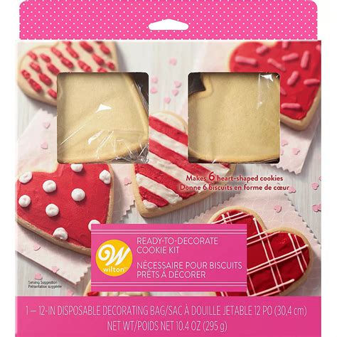 Wilton Valentine's Heart Cookie Decorating Kit 21pc | Party City